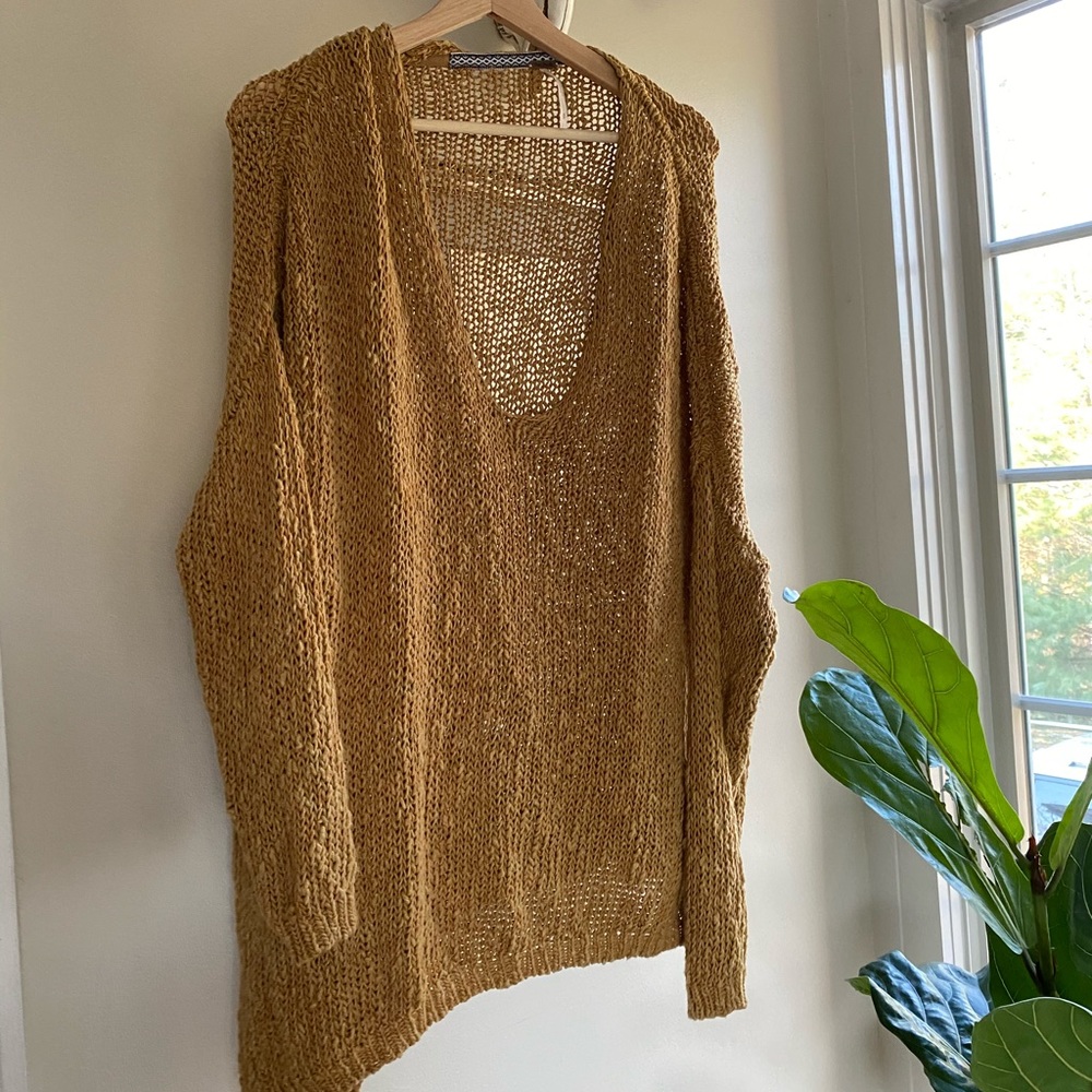 Free People asymmetrical sweater